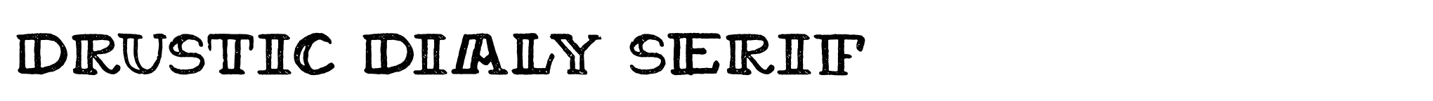 Drustic Dialy Serif image